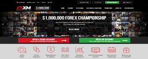 XM Forex Trading Homepage