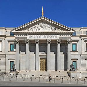 Palacio de las Cortes, Madrid, Spain